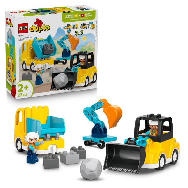 Baufahrzeuge – 3-in-1-Set 10475