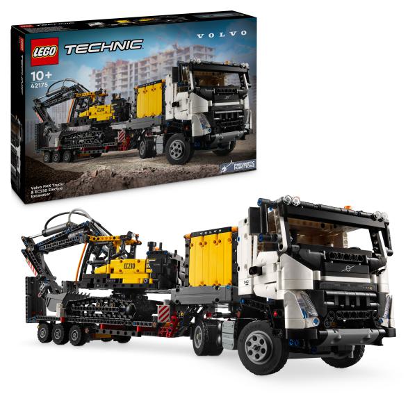 Volvo FMX LKW mit EC230 Electric Raupenbagger 42175