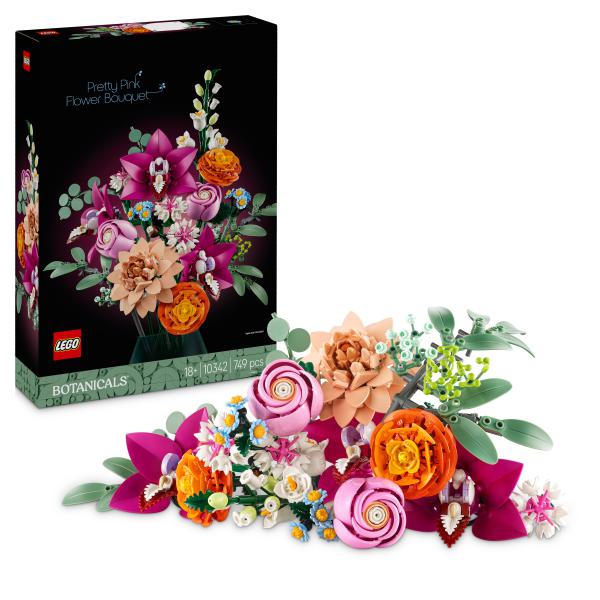 Schöner Rosafarbener Blumenstrauß 10342