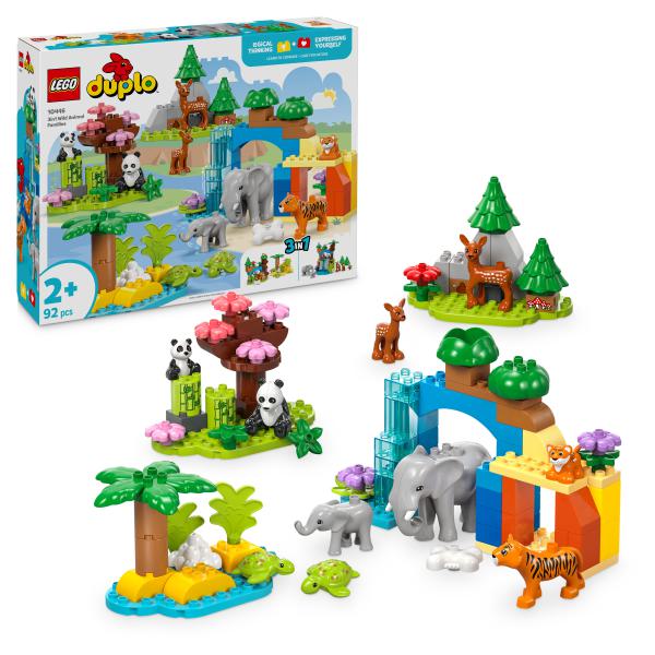 Wildtier-Familien 3-in-1-Set 10446