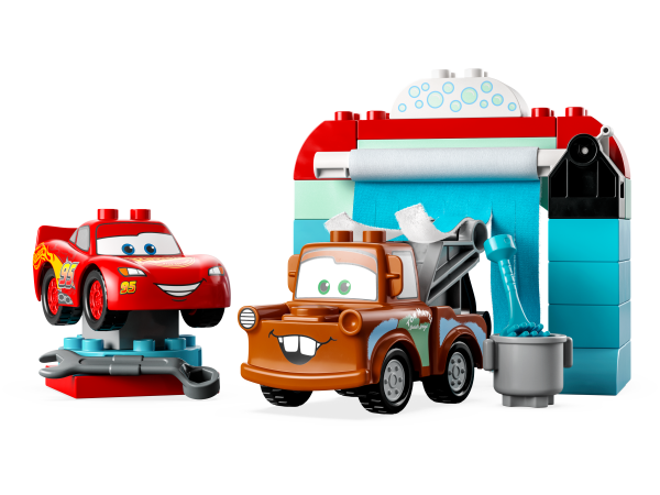 Lightning McQueen und Mater in der Waschanlage 10996