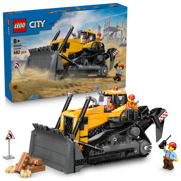 Gelber Bulldozer 60466