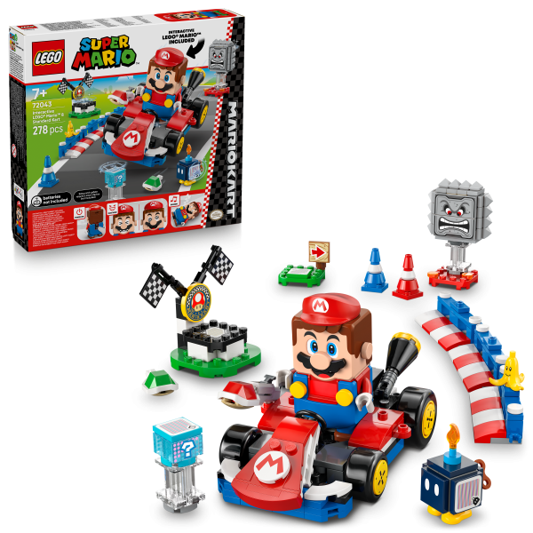 Mario Kart™ – Interaktiver LEGO® Mario™ & Standard-Kart 72043