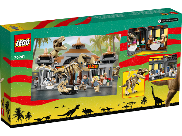 Angriff des T.Rex und des Raptors aufs Besucherzentrum 76961