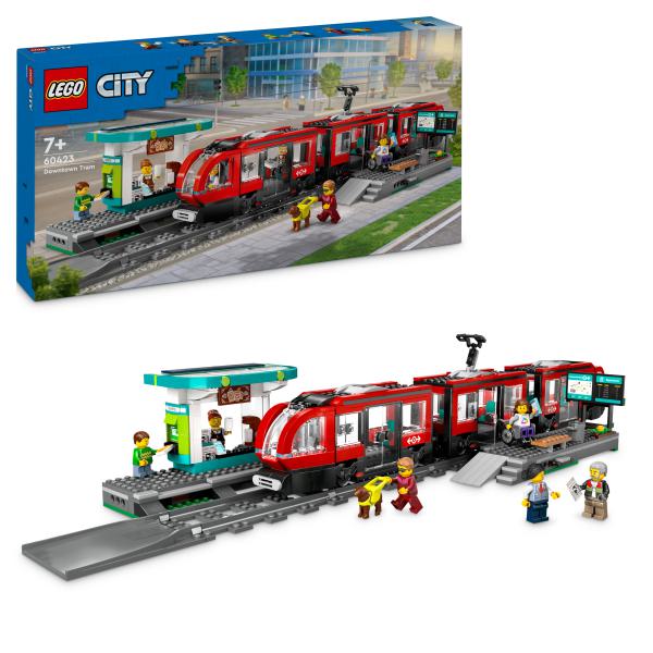 Straßenbahn mit Haltestelle 60423